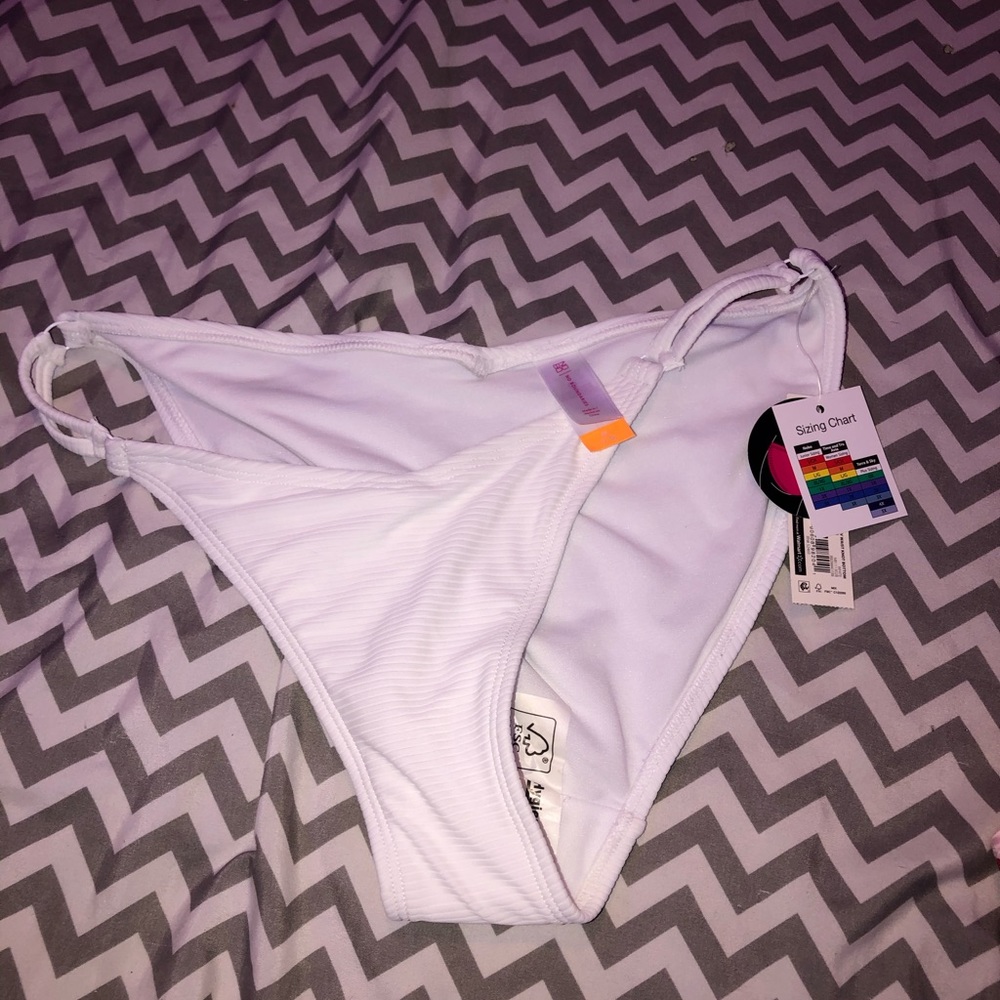 Brand new white swim bottoms